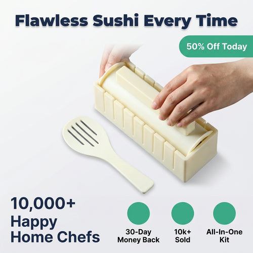 Sada na rolování sushi — perfektní domácí sushi rolky bez nepořádku