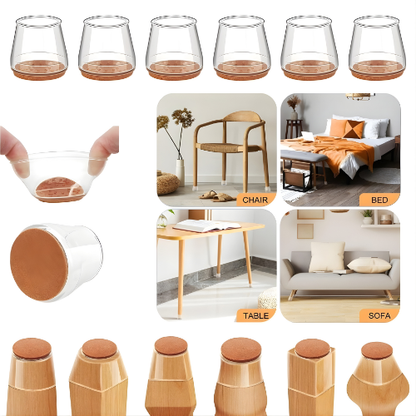 Easy Fit Leg Protectors™ – Chraňte své podlahy, vylepšete nábytek