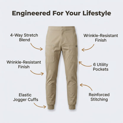 Premium Stretch Cargo Jeans – Comfort Meets Style