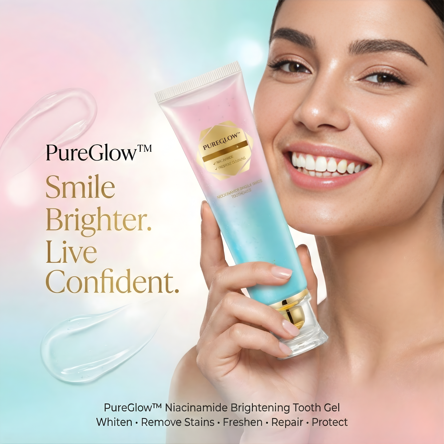 PureGlow™ Instant Niacinamide Whitening Toothpaste