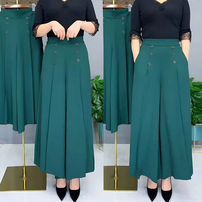 Elegant Wide-Leg Pants - Instantly flatters your figure