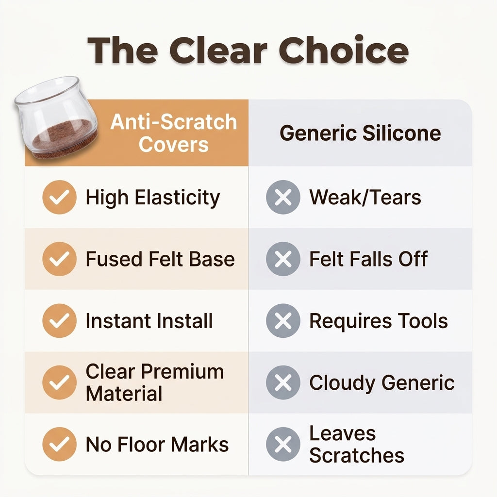Easy Fit Leg Protectors™ – Protect Your Floors, Enhance Your Furniture
