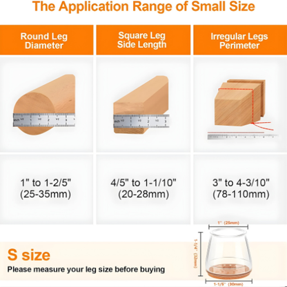 Easy Fit Leg Protectors™ – Chraňte své podlahy, vylepšete nábytek
