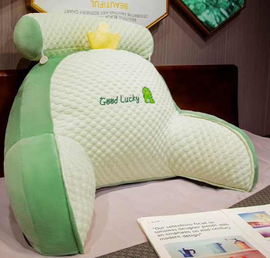 Back & Neck Comfort Pillow — Cloud-Like Support For Bed, Sofa & Floor Relaxation