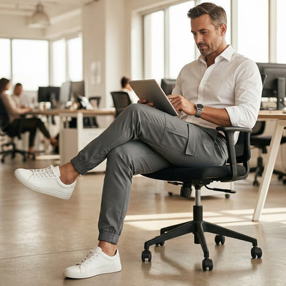 Premium Stretch Cargo Jeans – Comfort Meets Style