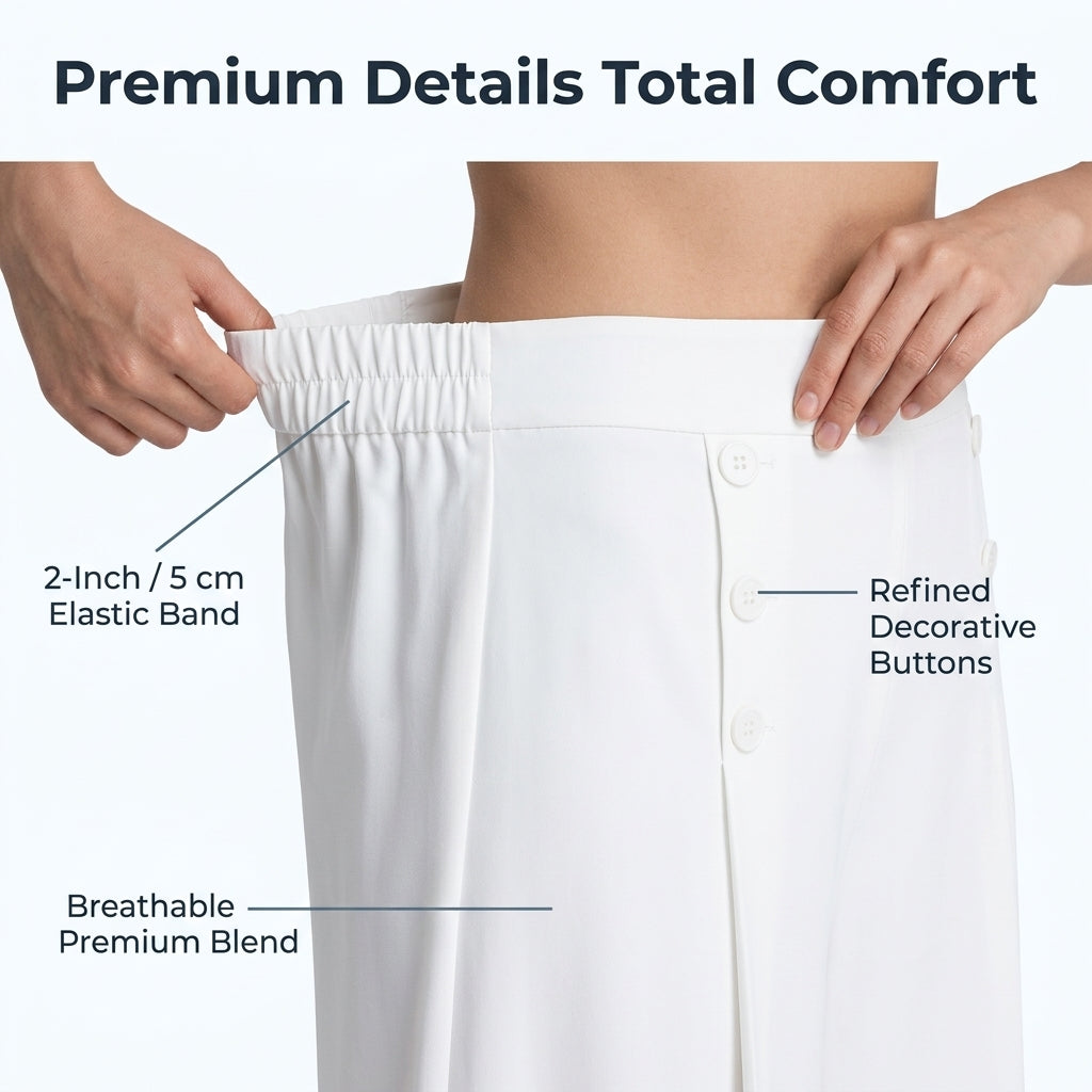 Elegant Wide-Leg Pants - Instantly flatters your figure