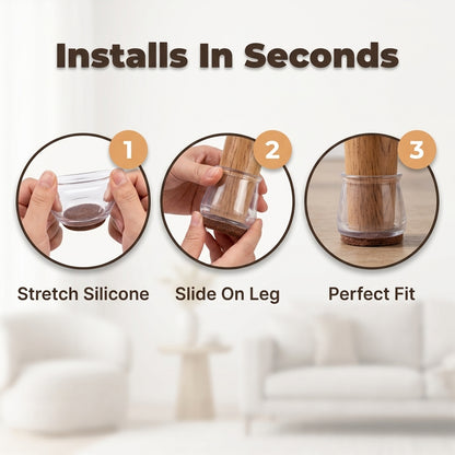 Easy Fit Leg Protectors™ – Protect Your Floors, Enhance Your Furniture