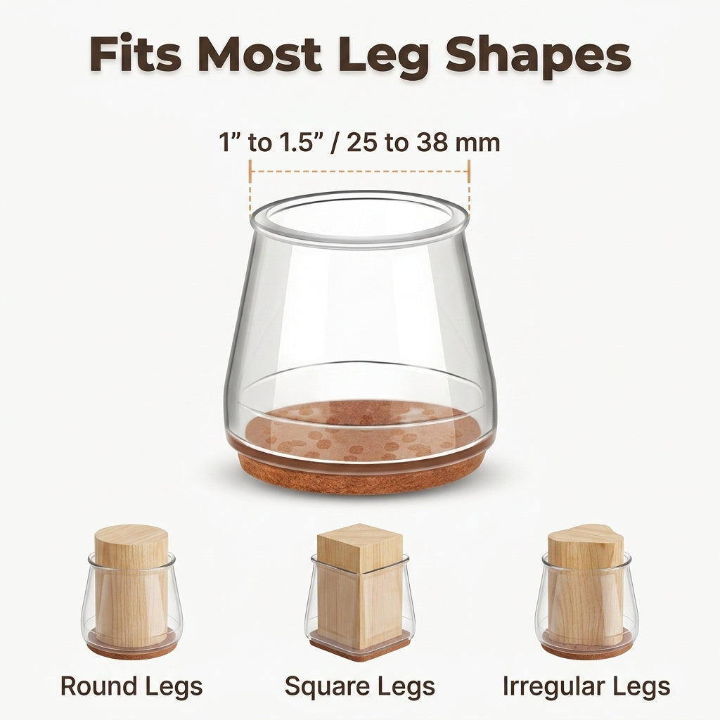 Easy Fit Leg Protectors™ – Protect Your Floors, Enhance Your Furniture