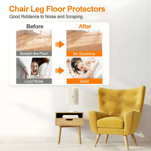 Easy Fit Leg Protectors™ – Chraňte své podlahy, vylepšete nábytek