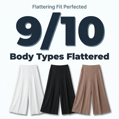 Elegant Wide-Leg Pants - Instantly flatters your figure